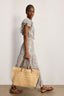 PABLO FLORAL AND RUFFLED MAXI DRESS - ARLENE