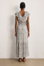 PABLO FLORAL AND RUFFLED MAXI DRESS - ARLENE