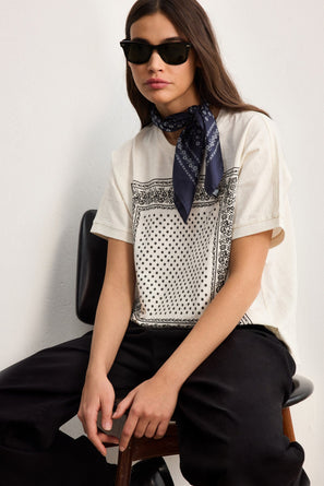 PABLO PRINTED COTTON AND MODAL T-SHIRT - TAIYA