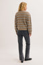 PABLO BRUSHED WOOL STRIPED SWEATER - RUNA