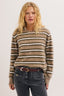 PABLO BRUSHED WOOL STRIPED SWEATER - RUNA