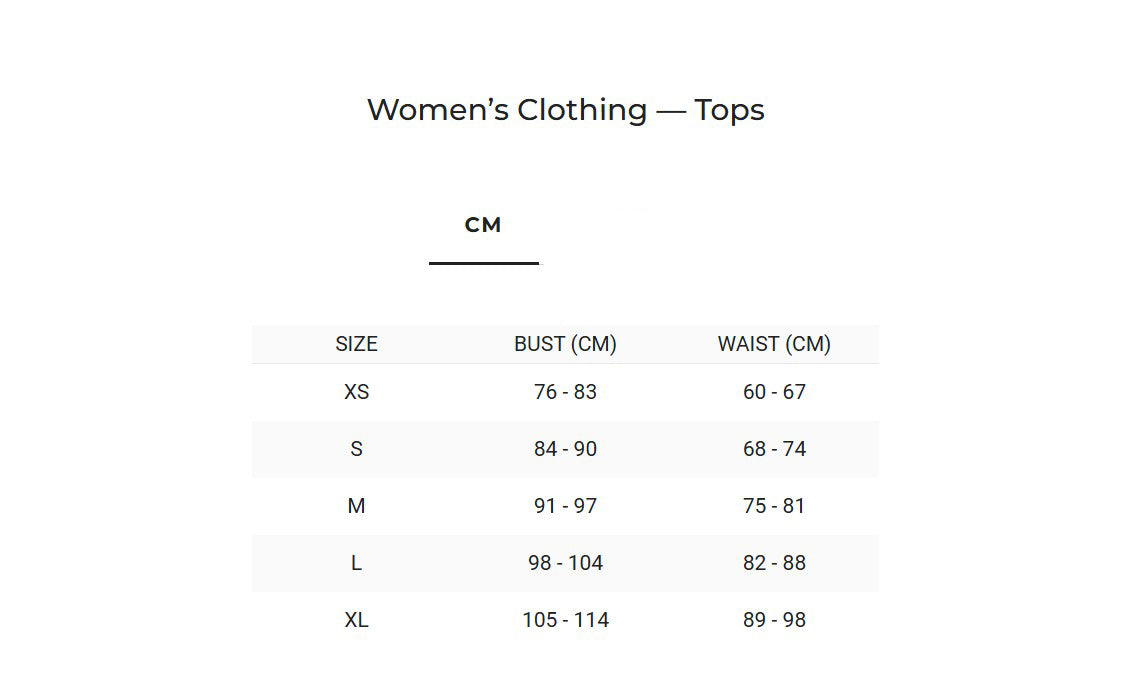 Size Chart Image