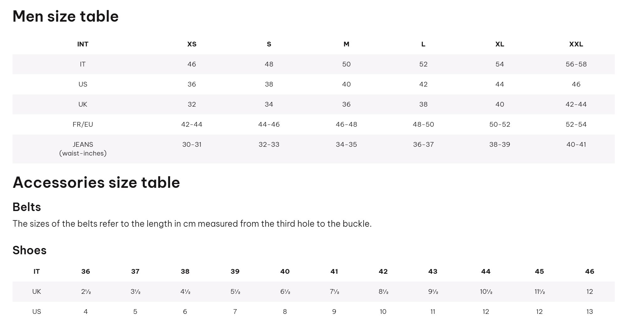 Size Chart Image