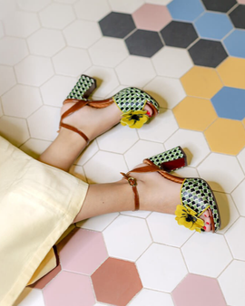 CHIE MIHARA SHOES KASKI GREEN