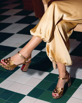 CHIE MIHARA SHOES KEMADA BRONZE