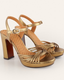 CHIE MIHARA SHOES CANETI BRONZE
