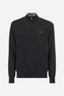 REGULAR FIT PULLOVER IN COTTON AND WOOL