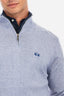 REGULAR FIT PULLOVER IN COTTON AND WOOL
