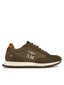 AERONAUTICA MILITARE RETRO SNEAKERS WITH PRINTED SOLE