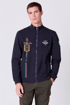 EMBROIDERED FRECCE TRICOLORI SWEATSHIRT