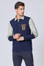 FRECCE TRICOLORI COLOR-BLOCK POLO SHIRT