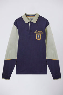 FRECCE TRICOLORI COLOR-BLOCK POLO SHIRT
