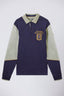 FRECCE TRICOLORI COLOR-BLOCK POLO SHIRT