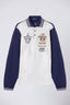 P.A.N. POLO SHIRT WITH FLOCK PRINTS