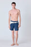 COLOR BLOCK SWIM SHORTS WITH PIPING