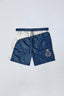 COLOR BLOCK SWIM SHORTS WITH PIPING