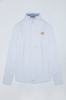 CHAMBRAY SHIRT WITH CHEST POCKET