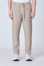 LINEN CHINO PANTS WITH DRAWSTRING