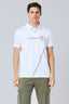 JERSEY POLO SHIRT WITH TRICOLOR TRAILS