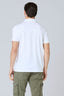 JERSEY POLO SHIRT WITH TRICOLOR TRAILS