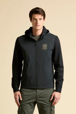 HYBRID JACKET WITH REMOVABLE HOOD