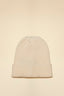 KNIT BEANIE WITH TRICOLOR DETAIL