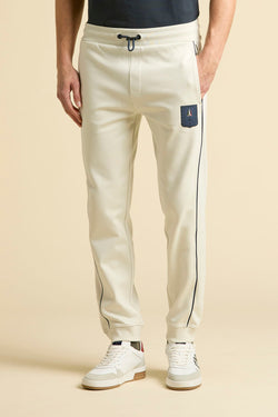 STRETCH INTERLOCK JOGGERS WITH PATCH