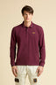 BASIC LONG-SLEEVED COTTON POLO SHIRT