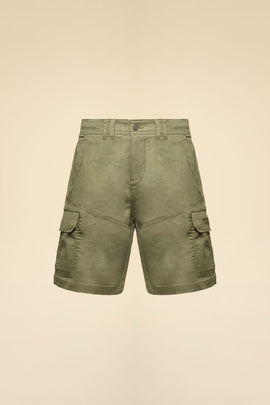 AERONAUTICA MILITARE CARGO BERMUDA IN TECHNICAL COTTON