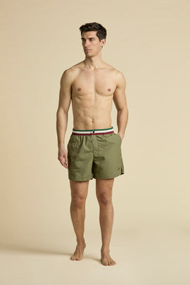 AERONAUTICA MILITARE SWIMSUIT WITH ELASTIC TRICOLOUR STRAP