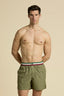AERONAUTICA MILITARE SWIMSUIT WITH ELASTIC TRICOLOUR STRAP