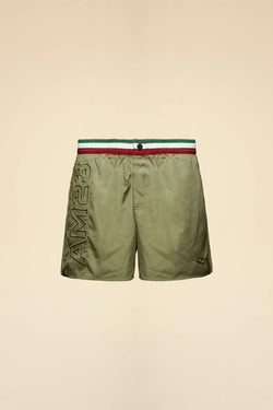 AERONAUTICA MILITARE SWIMSUIT WITH ELASTIC TRICOLOUR STRAP