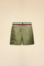 AERONAUTICA MILITARE SWIMSUIT WITH ELASTIC TRICOLOUR STRAP