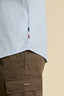 AERONAUTICA MILITARE STRIPED CHAMBRAY SHIRT