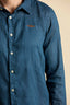 AERONAUTICA MILITARE LONG-SLEEVE SHIRT IN PURE LINEN