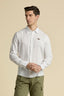 AERONAUTICA MILITARE LONG-SLEEVE SHIRT IN PURE LINEN
