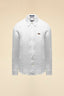 AERONAUTICA MILITARE LONG-SLEEVE SHIRT IN PURE LINEN