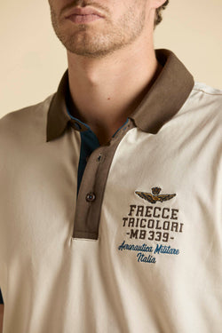 AERONAUTICA MILITARE FRECCE TRICOLORI POLO SHIRT EMBROIDERIES