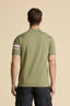 AERONAUTICA MILITARE POLO SHIRT WITH TRICOLOUR JACQUARD
