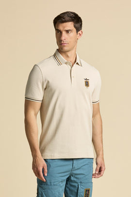 AERONAUTICA MILITARE FRECCE TRICOLORI SLIM-FIT POLO SHIRT