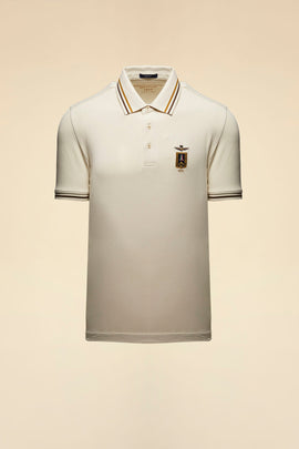 AERONAUTICA MILITARE FRECCE TRICOLORI SLIM-FIT POLO SHIRT