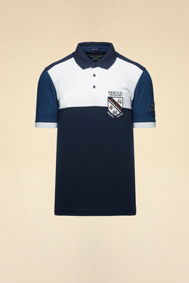AERONAUTICA MILITARE POLO SHIRT WITH FRECCE TRICOLORI CREST