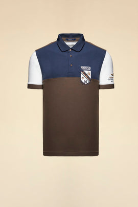 AERONAUTICA MILITARE POLO SHIRT WITH FRECCE TRICOLORI CREST