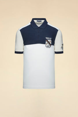 AERONAUTICA MILITARE POLO SHIRT WITH FRECCE TRICOLORI CREST