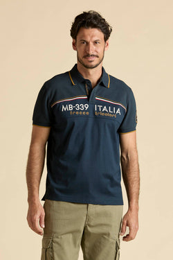 AERONAUTICA MILITARE MB-339 FRECCE TRICOLORI PIQUÉ POLO SHIRT