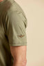 AERONAUTICA MILITARE COTTON T-SHIRT WITH TRICOLOUR COCKADE