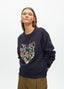 ANIMAL SWEATSHIRT WITH RHINESTONES