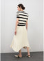 LOLA CASADEMUNT ASYMMETRICAL PLEATED SKIRT