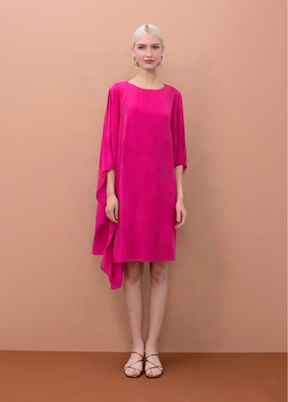 LOLA CASADEMUNT ASYMMETRIC SHORT DRESS