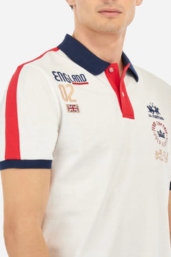 REGULAR FIT POLO SHIRT IN STRETCH COTTON PIQUÉ - AGAPITO